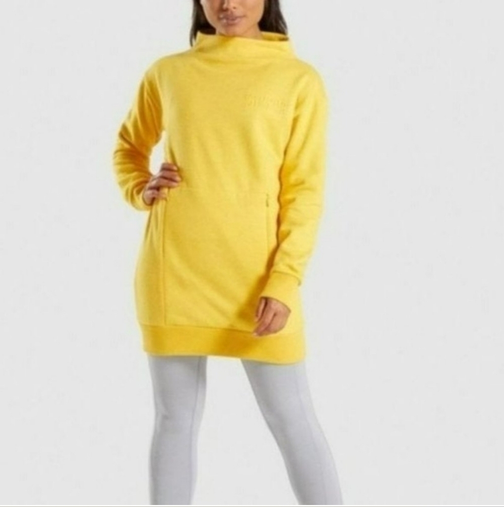 NWOT Gymshark So Soft Sweater Citrus Yellow Size Medium